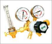 Double Stage Regulator With Flow Meter